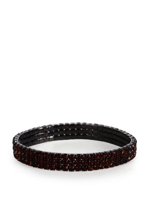 brown crystal bracelet - 16382 - Very Small Image - 1