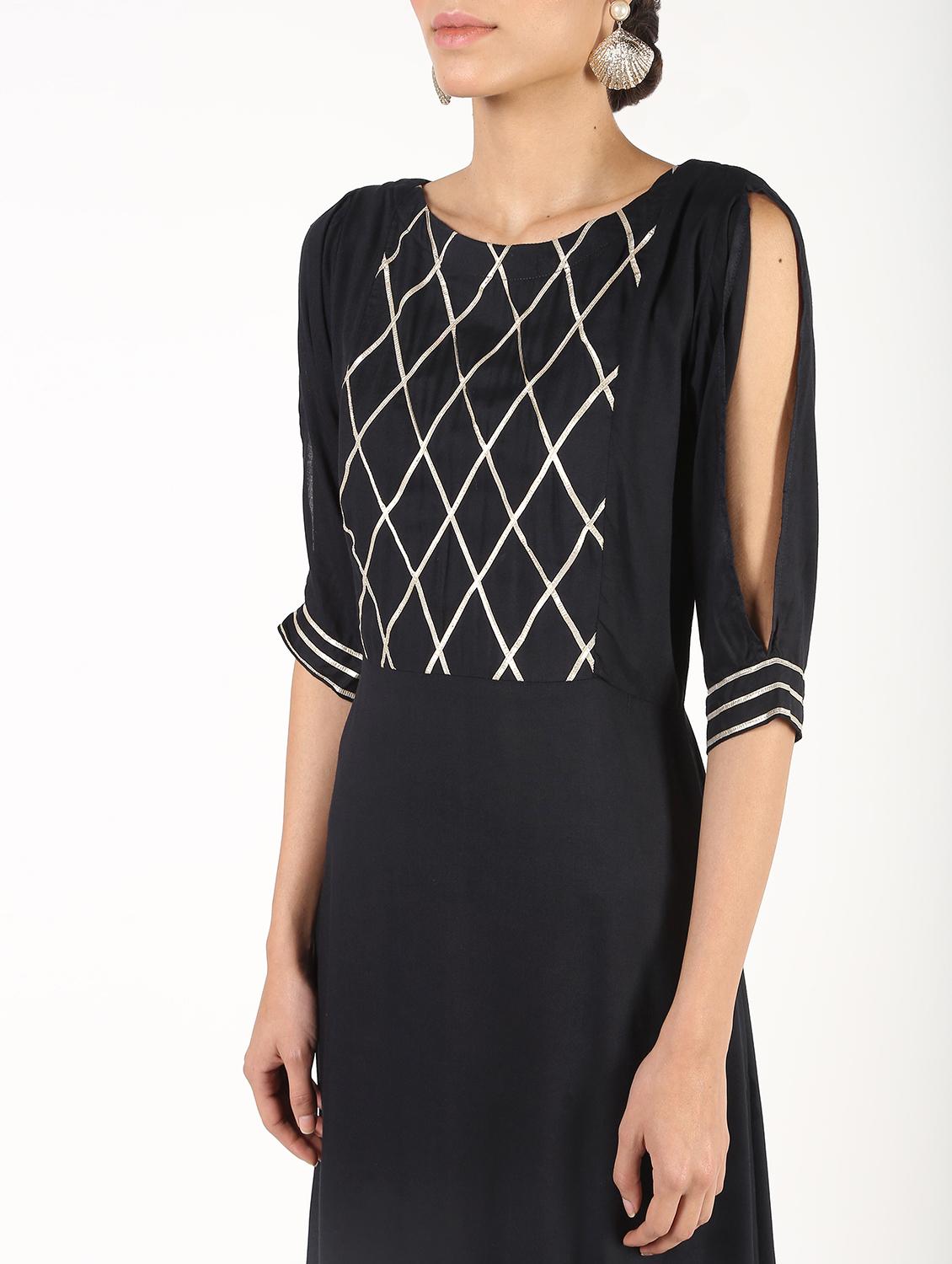 women's asymmetric kurta - 16385306 - Standard Image - 3
