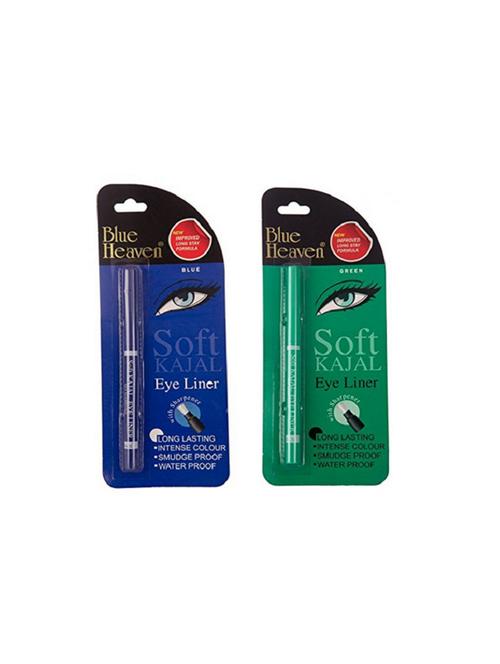 blue heaven pack of 2 kajals(green & blue) - 16388801 - Very Small Image - 1