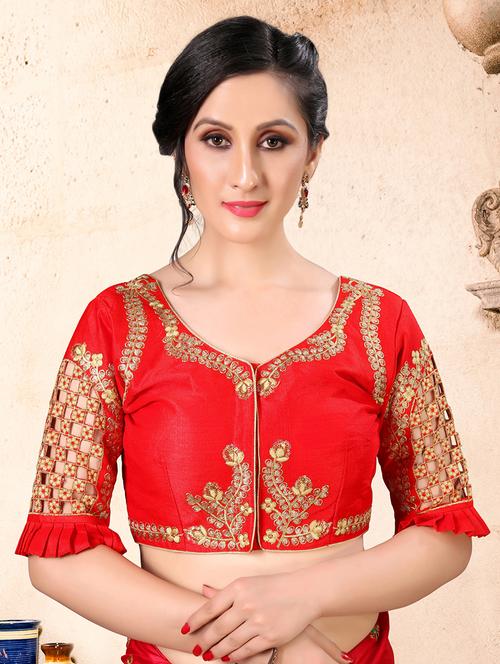 gold embroidered blouse - 16389027 - Very Small Image - 1