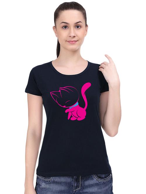 round neck quirky print tee - 16390839 - Very Small Image - 1