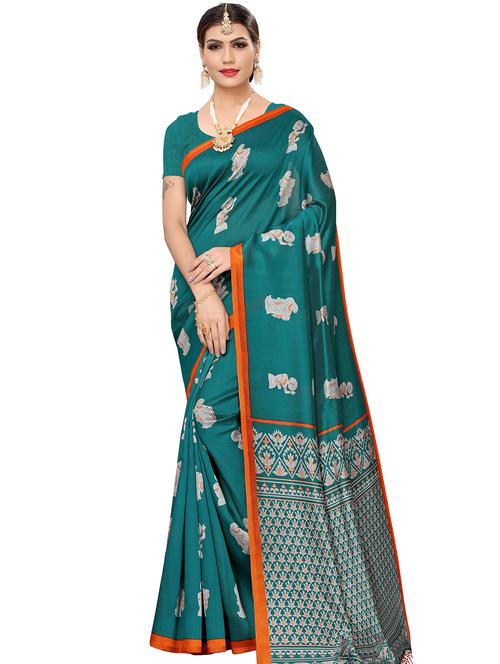 conversational mysore silk saree with blouse - 16391104 - Very Small Image - 1