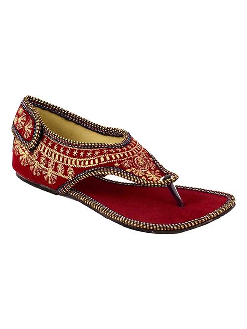 red closed back sandals - 16391778 - Very Small Image - 1