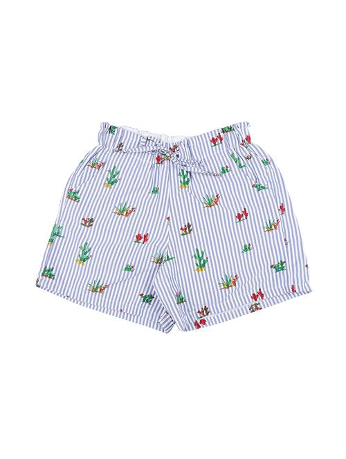 blue cotton shorts  - 16400438 - Very Small Image - 1