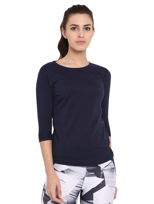 women's plain round neck t-shirt - 16401943 - Very Small Image - 1