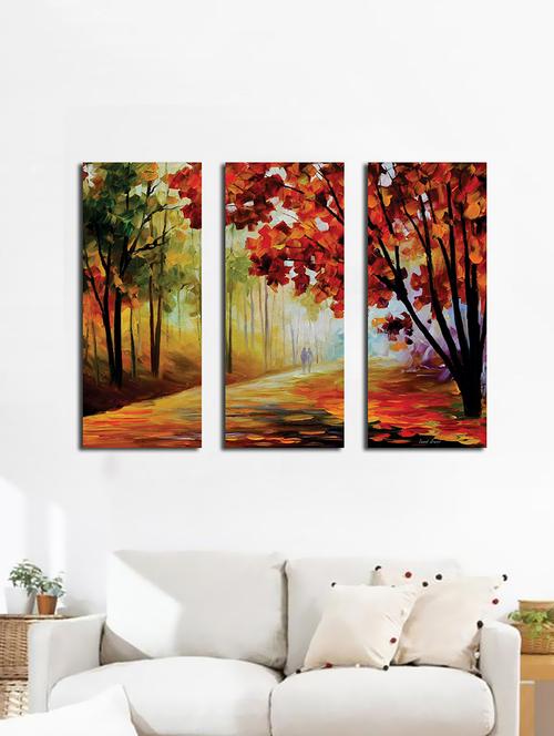 framed canvas painting set of 3 - 16402105 - Very Small Image - 1