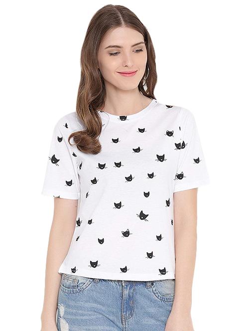 round neck quirky print tee  - 16404596 - Very Small Image - 1