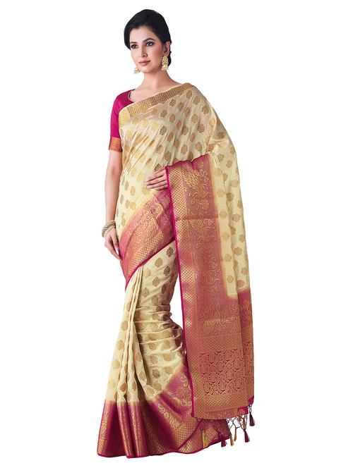 self-design kanjivaram saree - 16406351 - Very Small Image - 1