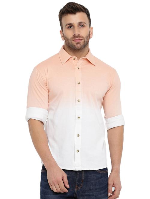 mens ombre casual shirt - 16406473 - Very Small Image - 1
