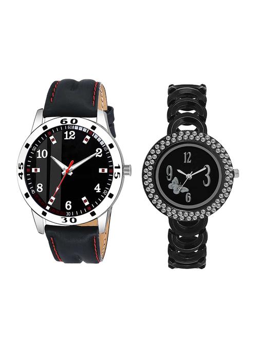 adk set of 2 analog couple watch-(ad-08-lk-201) - 16410914 - Very Small Image - 1