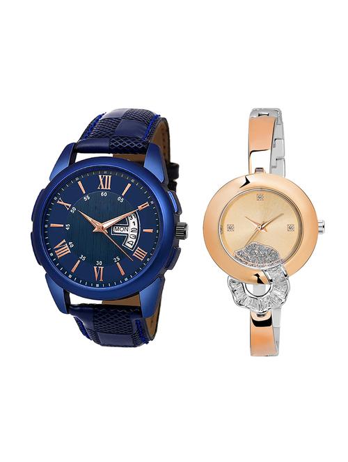 adk set of 2 analog couple watch-(jg-01-lk-250) - 16411036 - Very Small Image - 1