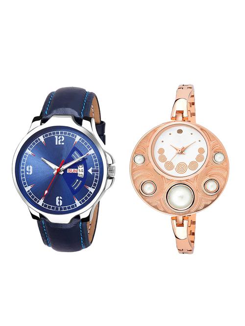 adk set of 2 analog couple watch-(jg-03-lk-246) - 16411114 - Very Small Image - 1