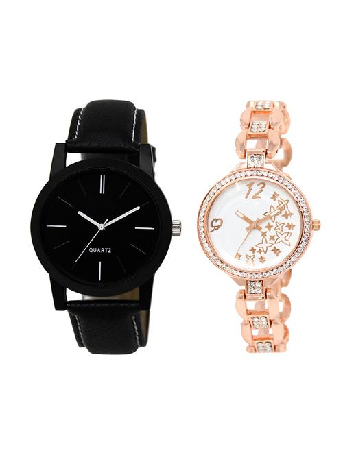 adk set of 2 analog couple watch-(lk-05-210) - 16411414 - Very Small Image - 1