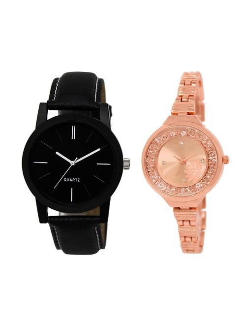 adk set of 2 analog couple watch-(lk-05-225) - 16411423 - Very Small Image - 1