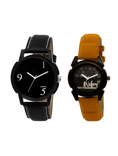 adk set of 2 analog couple watch-(lk-06-235) - 16411473 - Very Small Image - 1