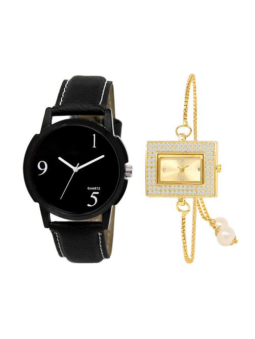 adk set of 2 analog couple watch-(lk-06-247) - 16411484 - Very Small Image - 1