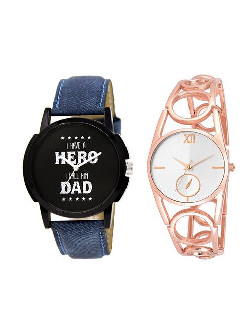 adk set of 2 analog couple watch-(lk-07-213) - 16411498 - Very Small Image - 1