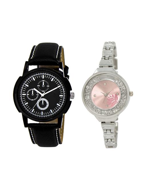 adk set of 2 analog couple watch-(lk-13-226) - 16411752 - Very Small Image - 1