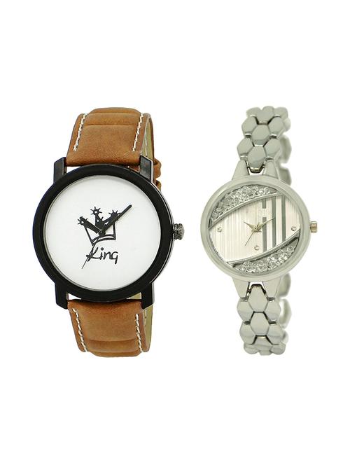 set of 2 analog couple watch (lk-18-223) - 16411954 - Very Small Image - 1