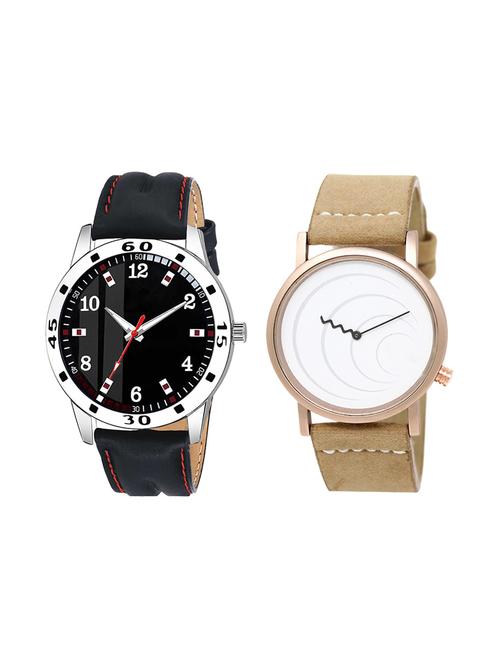 set of 2 analog watch combo(ad-08-lk-38) - 16412530 - Very Small Image - 1