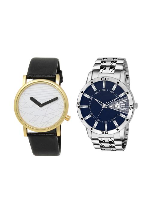 set of 2 analog watch combo(lk-37-102) - 16415017 - Very Small Image - 1
