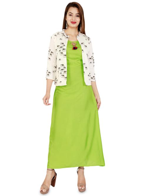 women's kurta with jacket kurta - 16416742 - Very Small Image - 1