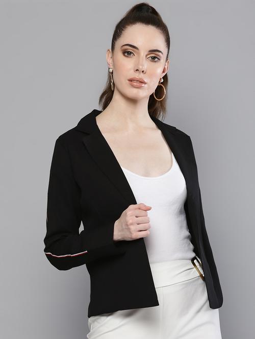 lapel neck side tapping lapel neck jacket - 16420353 - Very Small Image - 1