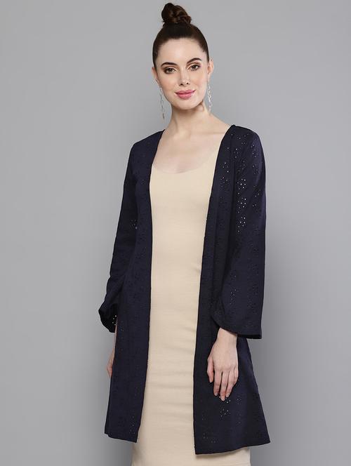 bell sleeved schiffli  shrug - 16420357 - Very Small Image - 1