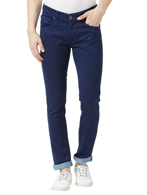 blue plain denim jeans - 16423911 - Very Small Image - 1