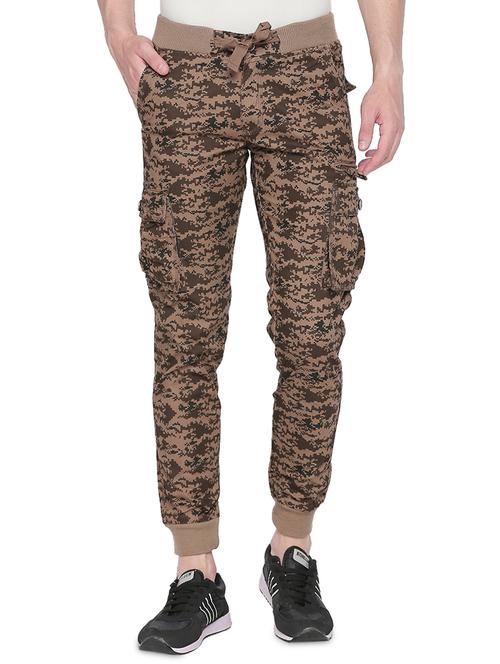 brown printed cargo - 16425056 - Very Small Image - 1