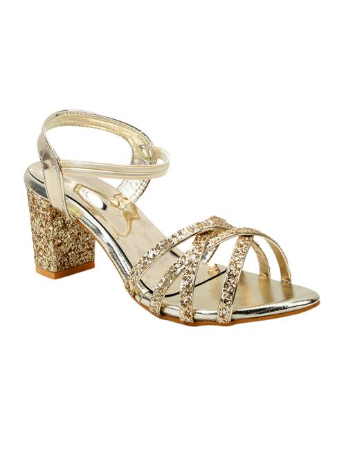 gold back strap sandals - 16428319 - Very Small Image - 1