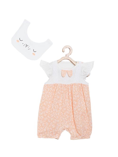 orange cotton romper - 16433947 - Very Small Image - 1