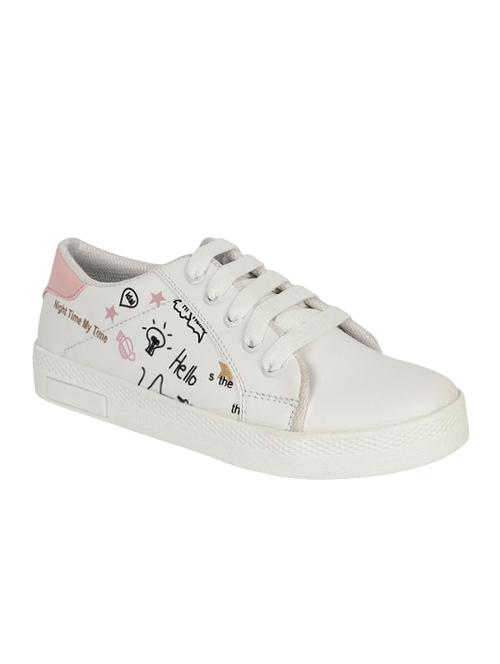 white lace-up sneakers - 16435715 - Very Small Image - 1