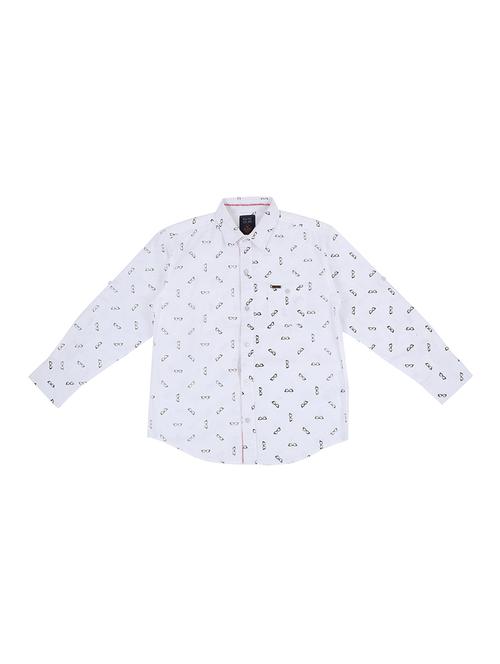 pocket patched quirky print shirt - 16439281 - Very Small Image - 1