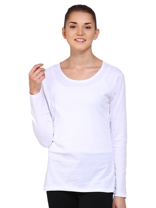 women's plain round neck t-shirt - 16443015 - Very Small Image - 1
