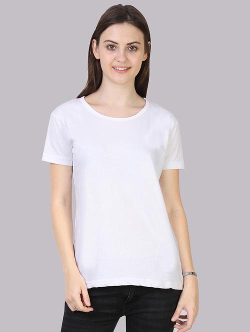 round neck solid tee  - 16447097 - Very Small Image - 1