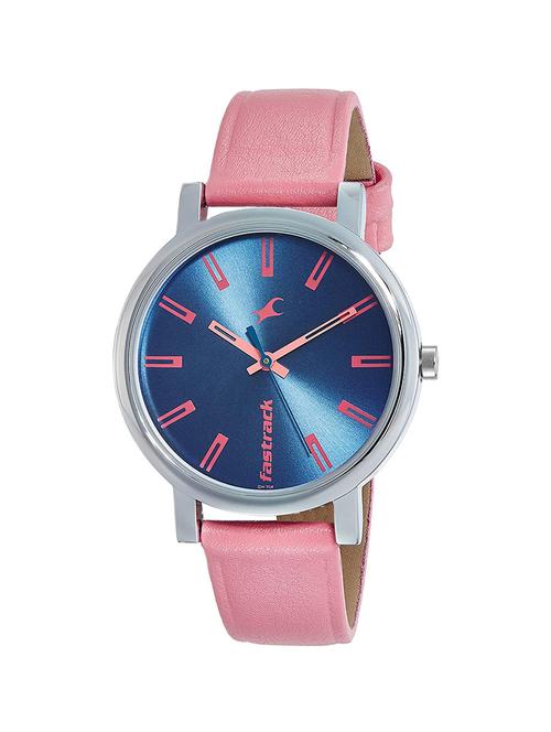 fastrack  round dial analog watch  - 68010sl02 - 16450776 - Very Small Image - 1