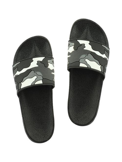 do bhai black rubber slip on flip flops - 16451083 - Very Small Image - 1
