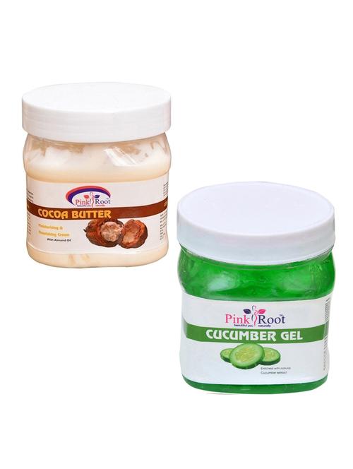 pink root cocoa cream 500gm with cucumber gel 500gm - 16452029 - Very Small Image - 1