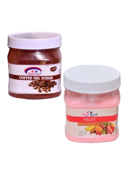 pink root coffee scrub 500gm with fruit cream 500gm - 16452087 - Very Small Image - 1