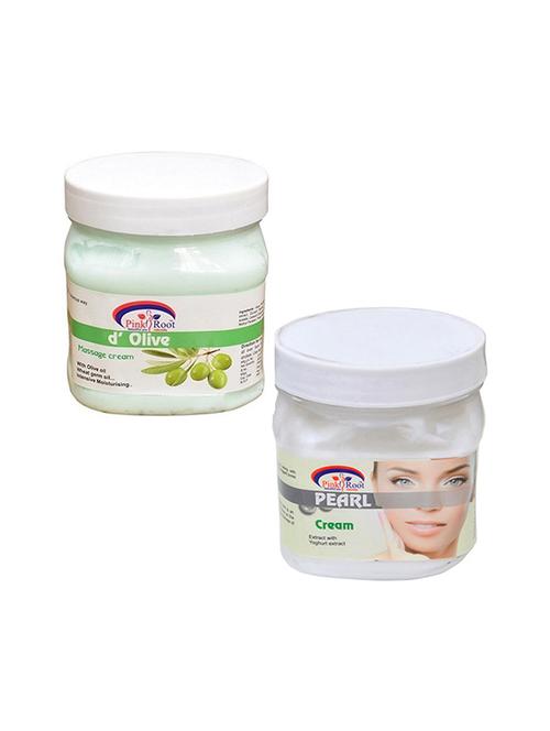 pink root d olive cream 500gm with pearl cream 500gm - 16452234 - Very Small Image - 1