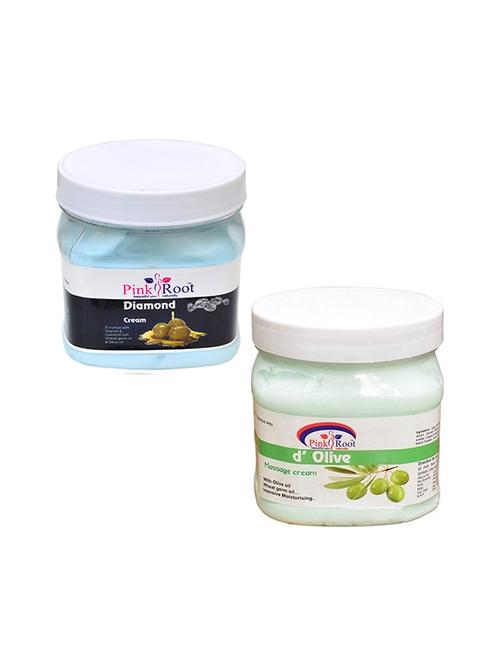 pink root diamond cream 500gm with d olive cream 500gm - 16452360 - Very Small Image - 1