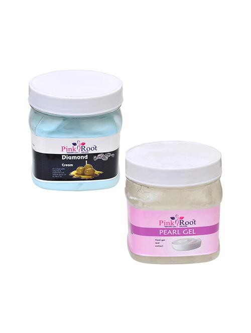 pink root diamond cream 500gm with pearl gel 500gm - 16452381 - Very Small Image - 1