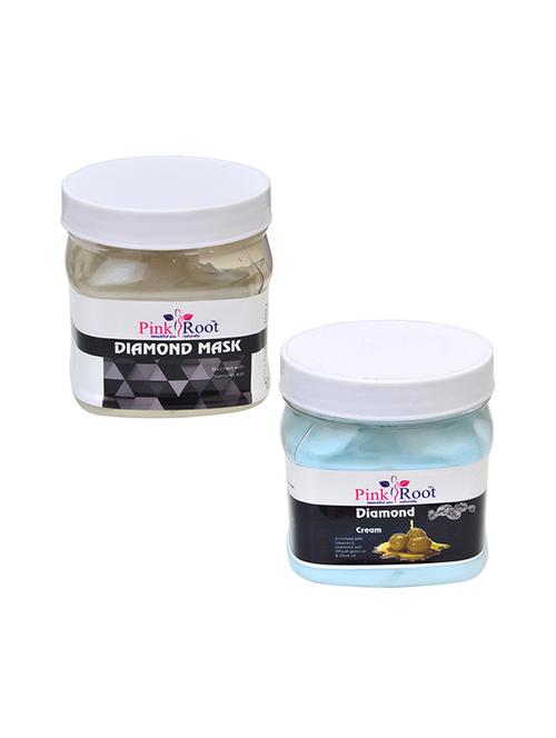 pink root diamond mask 500gm with diamond cream 500gm - 16452408 - Very Small Image - 1