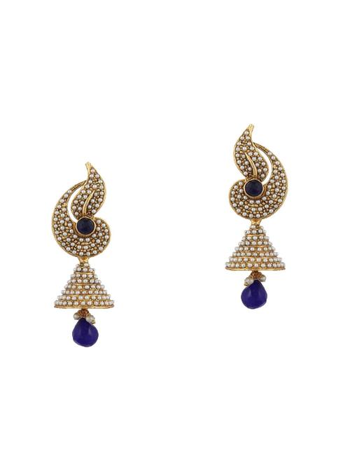 blue  drop earring - 16453714 - Very Small Image - 1