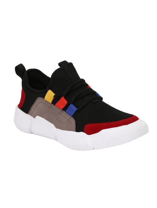 black mesh lace up sneaker - 16456515 - Very Small Image - 1