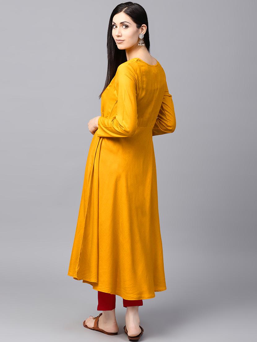 women's kurta with jacket kurta - 16458297 - Standard Image - 2