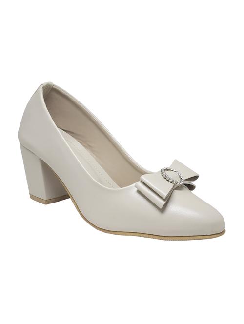 beige slip on pumps - 16459416 - Very Small Image - 1