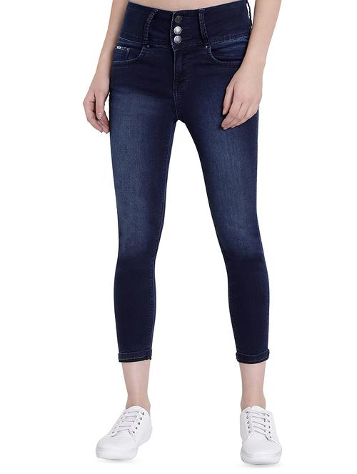 high rise stone washed jeans  - 16459639 - Very Small Image - 1