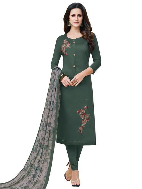embroidered unstitched suit - 16460386 - Very Small Image - 1